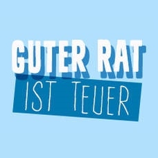 Guter Rat ist teuer Logo