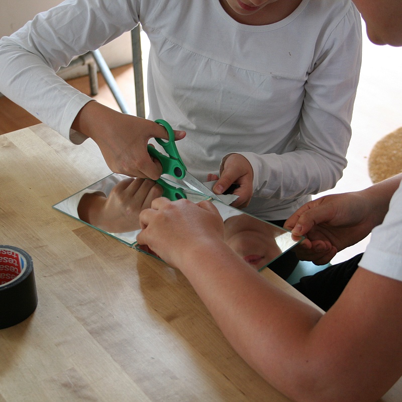 Mini-Science-Center Aufbau