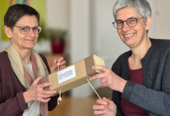 Staffelübergabe der Geschäftsführung, Barbara Streicher übergibt an Doris ERhard